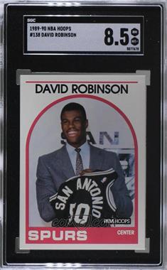 1989-90 NBA Hoops - [Base] #138 - David Robinson [SGC 92 NM/MT+ 8.5]