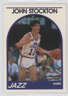 1989-90 NBA Hoops - [Base] #140 - John Stockton [EX to NM]