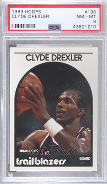 1989-90 NBA Hoops - [Base] #190 - Clyde Drexler [PSA 8 NM‑MT]