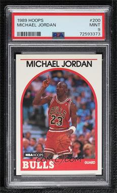 1989-90 NBA Hoops - [Base] #200 - Michael Jordan [PSA 9 MINT]