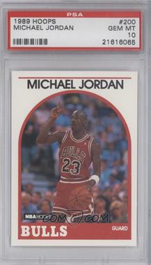 1989-90 NBA Hoops - [Base] #200 - Michael Jordan [PSA 10 GEM MT]