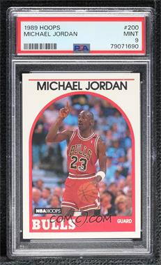 1989-90 NBA Hoops - [Base] #200 - Michael Jordan [PSA 9 MINT]