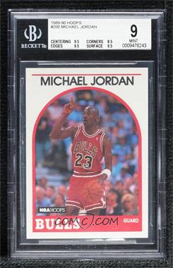 1989-90 NBA Hoops - [Base] #200 - Michael Jordan [BGS 9 MINT]