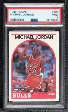 1989-90 NBA Hoops - [Base] #200 - Michael Jordan [PSA 9 MINT]