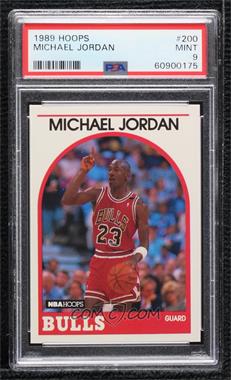 1989-90 NBA Hoops - [Base] #200 - Michael Jordan [PSA 9 MINT]