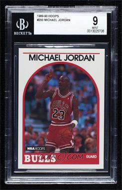 1989-90 NBA Hoops - [Base] #200 - Michael Jordan [BGS 9 MINT]