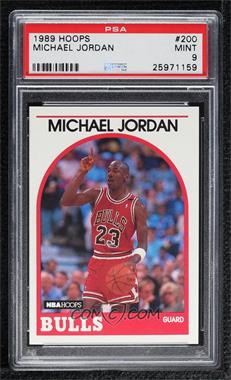 1989-90 NBA Hoops - [Base] #200 - Michael Jordan [PSA 9 MINT]