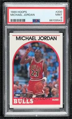 1989-90 NBA Hoops - [Base] #200 - Michael Jordan [PSA 9 MINT]