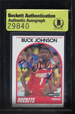 1989-90 NBA Hoops - [Base] #237 - Buck Johnson [BAS Authentic]