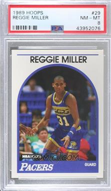 1989-90 NBA Hoops - [Base] #29 - Reggie Miller [PSA 8 NM‑MT]