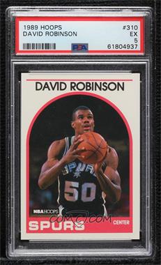 1989-90 NBA Hoops - [Base] #310 - David Robinson [PSA 5 EX]