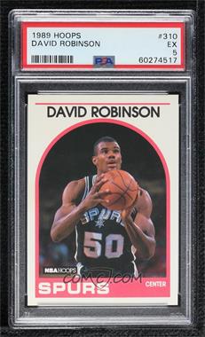 1989-90 NBA Hoops - [Base] #310 - David Robinson [PSA 5 EX]