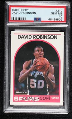 1989-90 NBA Hoops - [Base] #310 - David Robinson [PSA 10 GEM MT]