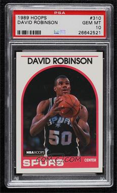 1989-90 NBA Hoops - [Base] #310 - David Robinson [PSA 10 GEM MT]