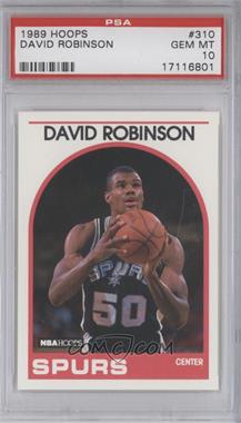 1989-90 NBA Hoops - [Base] #310 - David Robinson [PSA 10 GEM MT]