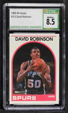 1989-90 NBA Hoops - [Base] #310 - David Robinson [CSG 8.5 NM/Mint+]
