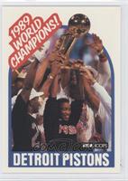 1989 World Champions! (Detroit Pistons Team)
