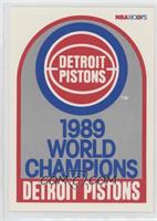 1989 World Champions Detroit Pistons [Noted]