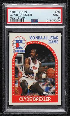 1989-90 NBA Hoops - [Base] #69 - All-Star Game - Clyde Drexler [PSA 9 MINT]