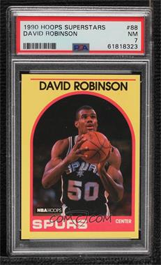 1989-90 NBA Hoops Superstars - Box Set [Base] #88 - David Robinson [PSA 7 NM]