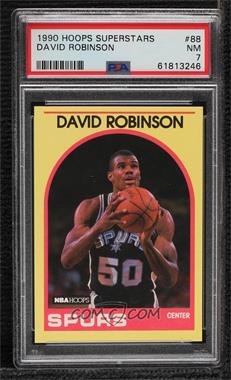 1989-90 NBA Hoops Superstars - Box Set [Base] #88 - David Robinson [PSA 7 NM]