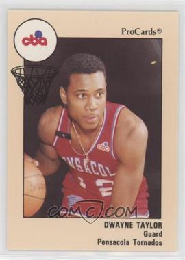 1989-90 ProCards CBA - [Base] #59 - Dwayne Taylor