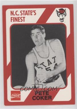 1989 Collegiate Collection North Carolina State Wolfpack - [Base] #181 - Pete Coker [EX to NM]