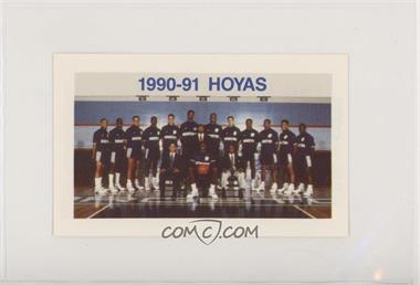 1990-91 Coca-Cola Georgetown Hoyas Kids & Cops Police - [Base] #1 - Georgetown Hoyas Team