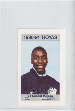 1990-91 Coca-Cola Georgetown Hoyas Kids & Cops Police - [Base] #13 - Lamont Morgan