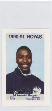 1990-91 Coca-Cola Georgetown Hoyas Kids & Cops Police - [Base] #13 - Lamont Morgan