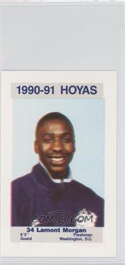 1990-91 Coca-Cola Georgetown Hoyas Kids & Cops Police - [Base] #13 - Lamont Morgan