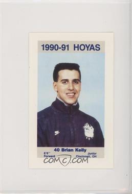 1990-91 Coca-Cola Georgetown Hoyas Kids & Cops Police - [Base] #9 - Brian Kelly