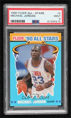 1990-91 Fleer - All-Stars #5 - Michael Jordan [PSA 9 MINT]