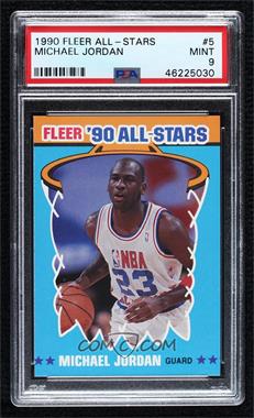 1990-91 Fleer - All-Stars #5 - Michael Jordan [PSA 9 MINT]