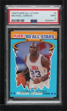 1990-91 Fleer - All-Stars #5 - Michael Jordan [PSA 9 MINT]
