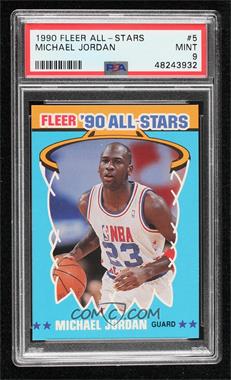 1990-91 Fleer - All-Stars #5 - Michael Jordan [PSA 9 MINT]