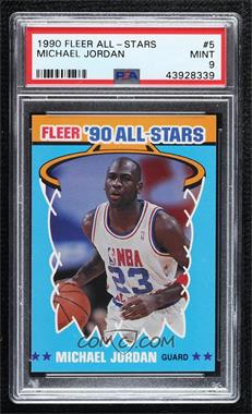 1990-91 Fleer - All-Stars #5 - Michael Jordan [PSA 9 MINT]