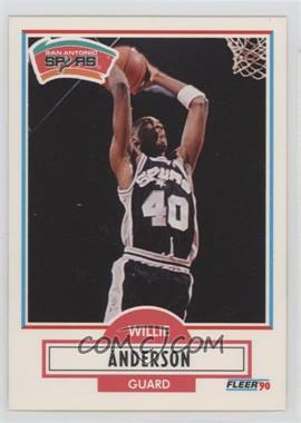 1990-91 Fleer - [Base] #168 - Willie Anderson