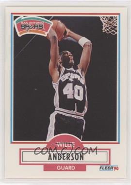 1990-91 Fleer - [Base] #168 - Willie Anderson