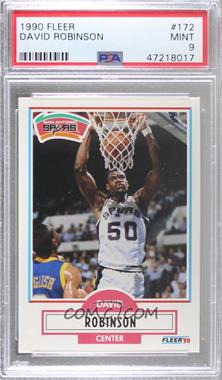 1990-91 Fleer - [Base] #172 - David Robinson [PSA 9 MINT]