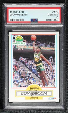 1990-91 Fleer - [Base] #178 - Shawn Kemp [PSA 10 GEM MT]