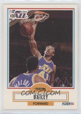 1990-91 Fleer - [Base] #182 - Thurl Bailey