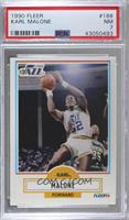 Karl Malone (Black Line Under Biographical Information) [PSA 7 NM]