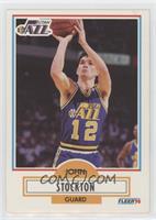 John Stockton (Black Line Under Biographical Information) [EX to NM]