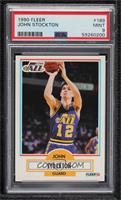 John Stockton (Black Line Under Biographical Information) [PSA 9 MINT]