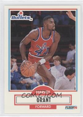 1990-91 Fleer - [Base] #192.2 - Harvey Grant (First Name in White)