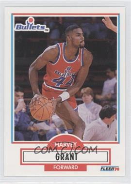 1990-91 Fleer - [Base] #192.2 - Harvey Grant (First Name in White)