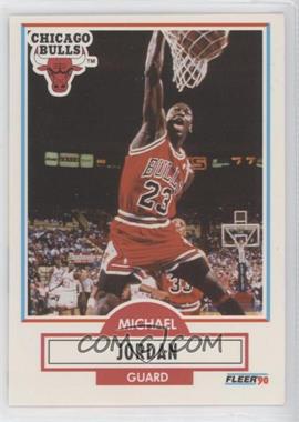 1990-91 Fleer - [Base] #26.1 - Michael Jordan (Line Under Biographical Information)