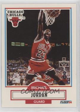 1990-91 Fleer - [Base] #26.1 - Michael Jordan (Line Under Biographical Information)