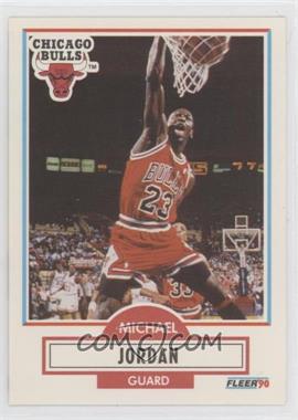 1990-91 Fleer - [Base] #26.1 - Michael Jordan (Line Under Biographical Information)